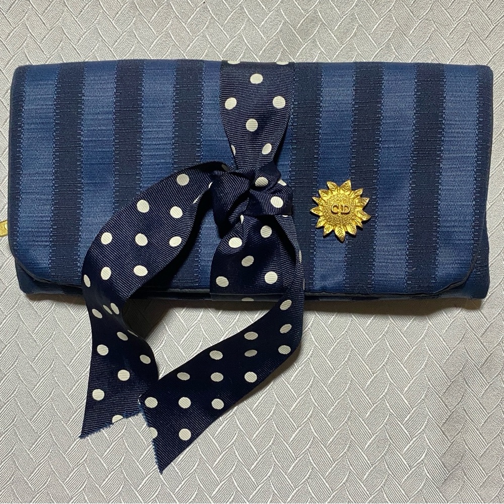 NWT Vintage Roll-up Toiletry / Cosmetics Bag
